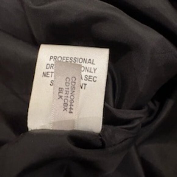 Clearout- EUC Calvin Klein Black Midi skirt with built in belts sz M - Picture 7 of 10